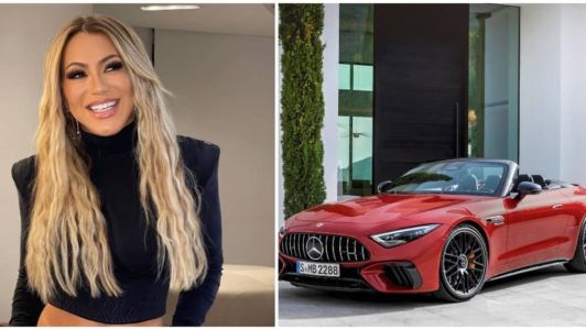 Ex-esposa de Hulk, do Atlético, compra Mercedes de R$ 2 milhões 