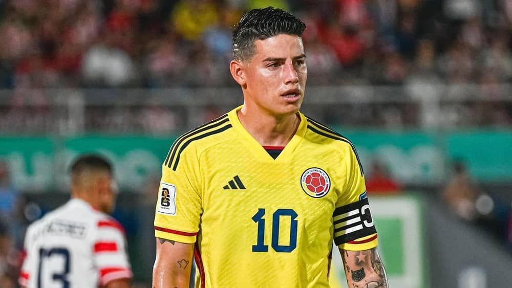 Sem brasileiros, Conmebol elege os melhores das Eliminatórias com James Rodríguez