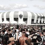 Atlético inicia instalação de 'decoração' interna da Arena MRV; assista