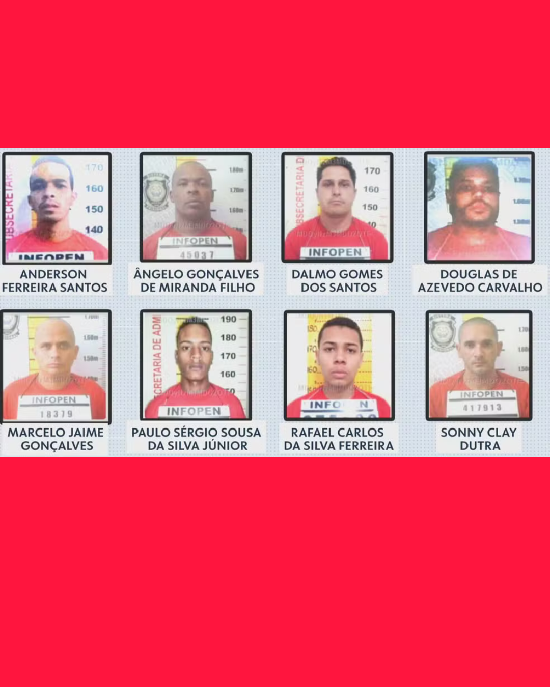 Governo federal divulga os criminosos mais procurados do país