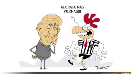 Felipão ainda não conseguiu fazer o Galo ter alegria nas pernas