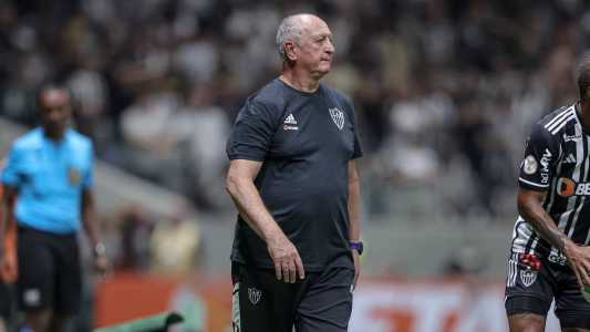 Felipão comentou que espera uma vitória mais tranquila do Atlético em breve