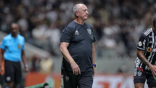 Felipão comentou que espera uma vitória mais tranquila do Atlético em breve