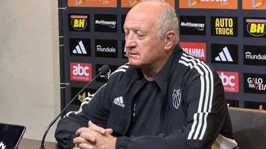 Felipão completou quatro partidas no comando do Atlético e ainda não venceu