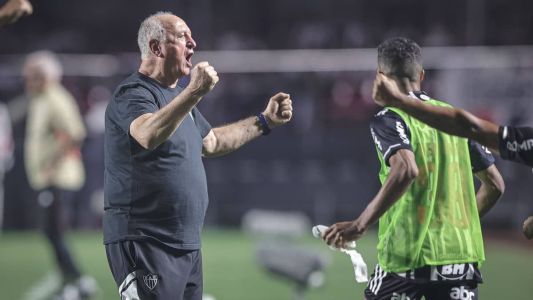 Felipão conquistou sua primeira vitória pelo Atlético neste domingo (6)