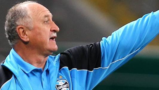 Felipão, no comando do Grêmio, em 2014