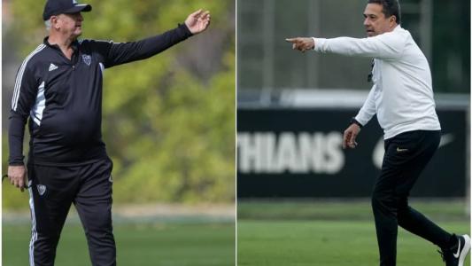 Felipão, do Atlético, e Luxemburgo, do Corinthians, voltam a medir forças no Mineirão