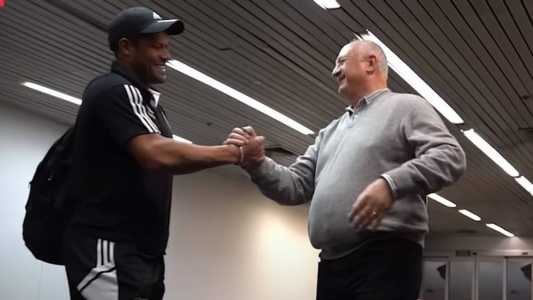 Felipão e Hulk se reencontram no Atlético