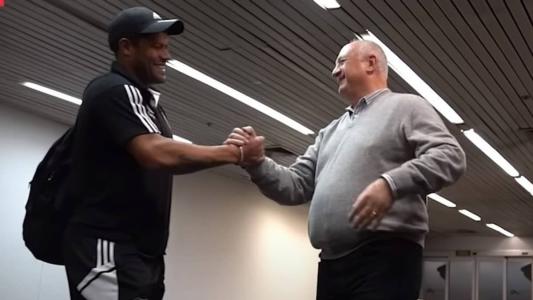 Felipão e Hulk se reencontram no Atlético