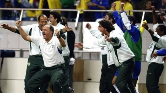 Felipão foi campeão com a Seleção Brasileira em 2002