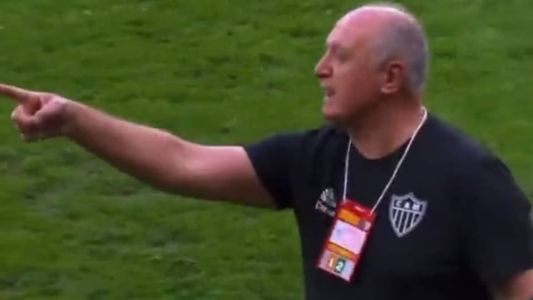 Felipão foi expulso pelo árbitro Wilton Pereira Sampaio