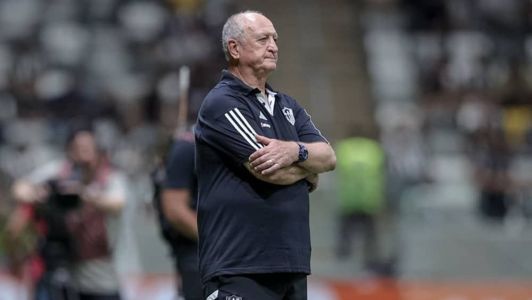 Felipão gostou da atuação do Galo na partida contra o Fortaleza