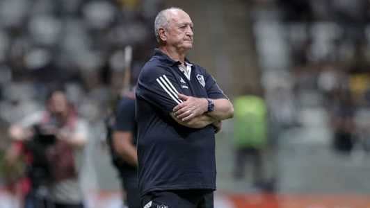 Felipão gostou da atuação do Galo na partida contra o Fortaleza