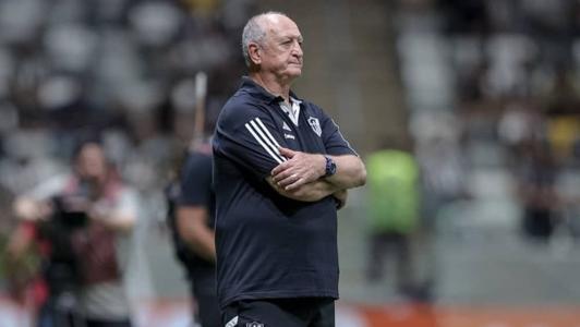 Felipão gostou da atuação do Galo na partida contra o Fortaleza