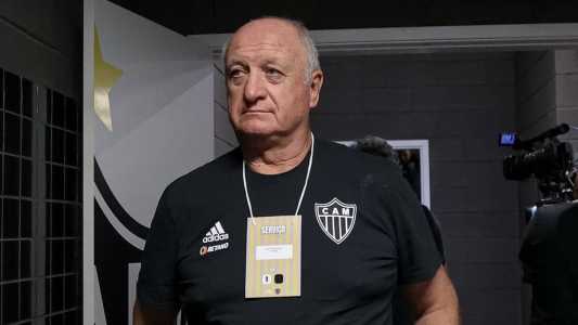 Felipão, técnico do Atlético, na Arena MRV