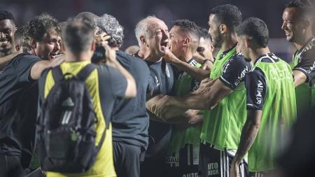 Felipão tem uma vitória, quatro empates e cinco derrotas no comando do Atlético