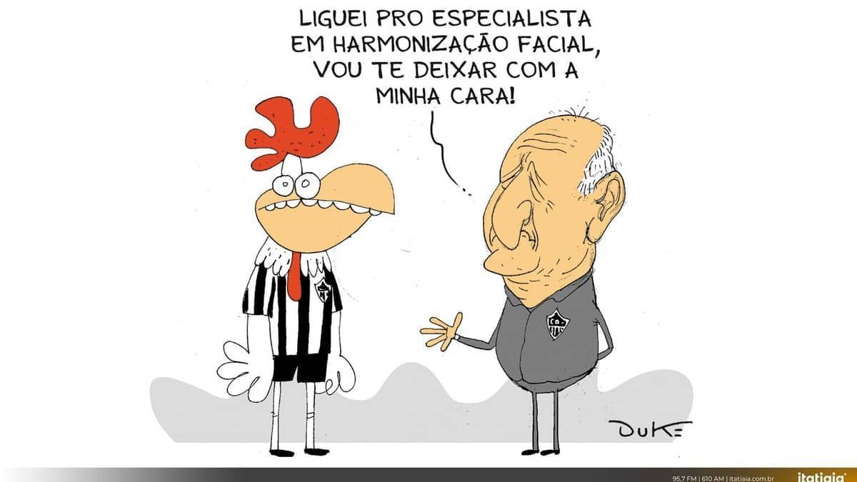 Charge do Duke: quando o Galo terá a cara de Felipão?