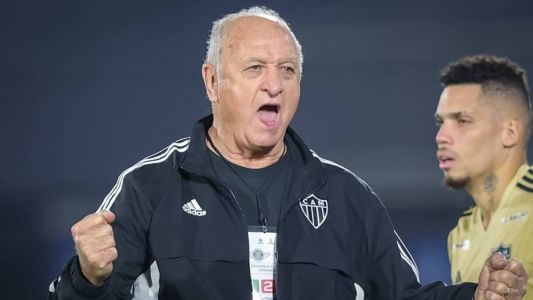 Felipão vibrou muito com classificação do Atlético na Libertadores