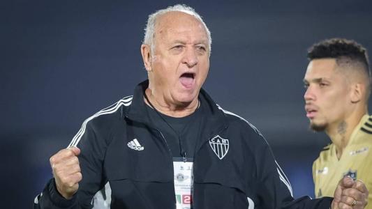 Felipão vibrou muito com classificação do Atlético na Libertadores