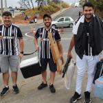 Em meio a expectativa por inauguração, torcedores do Atlético fazem churrasco no entorno da Arena MRV