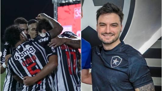 Felipe Neto comemorou a vitória do Atlético