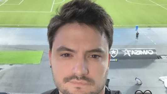 Felipe Neto esteve no Nilton Santos na derrota do Botafogo por 1 a 0 para o Cuiabá