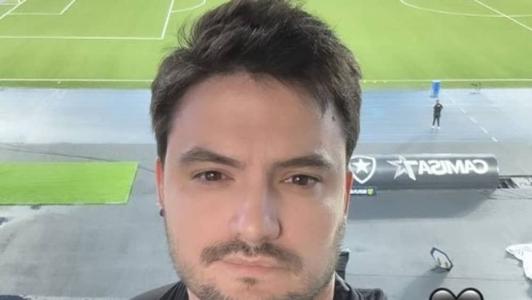 Felipe Neto esteve no Nilton Santos na derrota do Botafogo por 1 a 0 para o Cuiabá