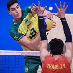 Brasil atropela China na Liga das Nações com show de oposto Felipe Roque