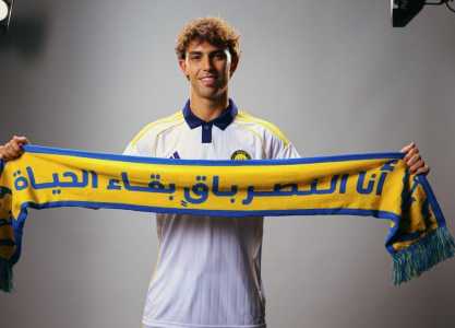 João Félix apresentado como reforço do Al-Nassr em 29 de julho de 2025
