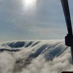 Vídeo: entenda 'cachoeira de nuvens' registrada na Serra do Curral em Belo Horizonte
