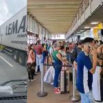 Saída para o feriado tem acidentes nas estradas em MG e rodoviária de BH lotada
