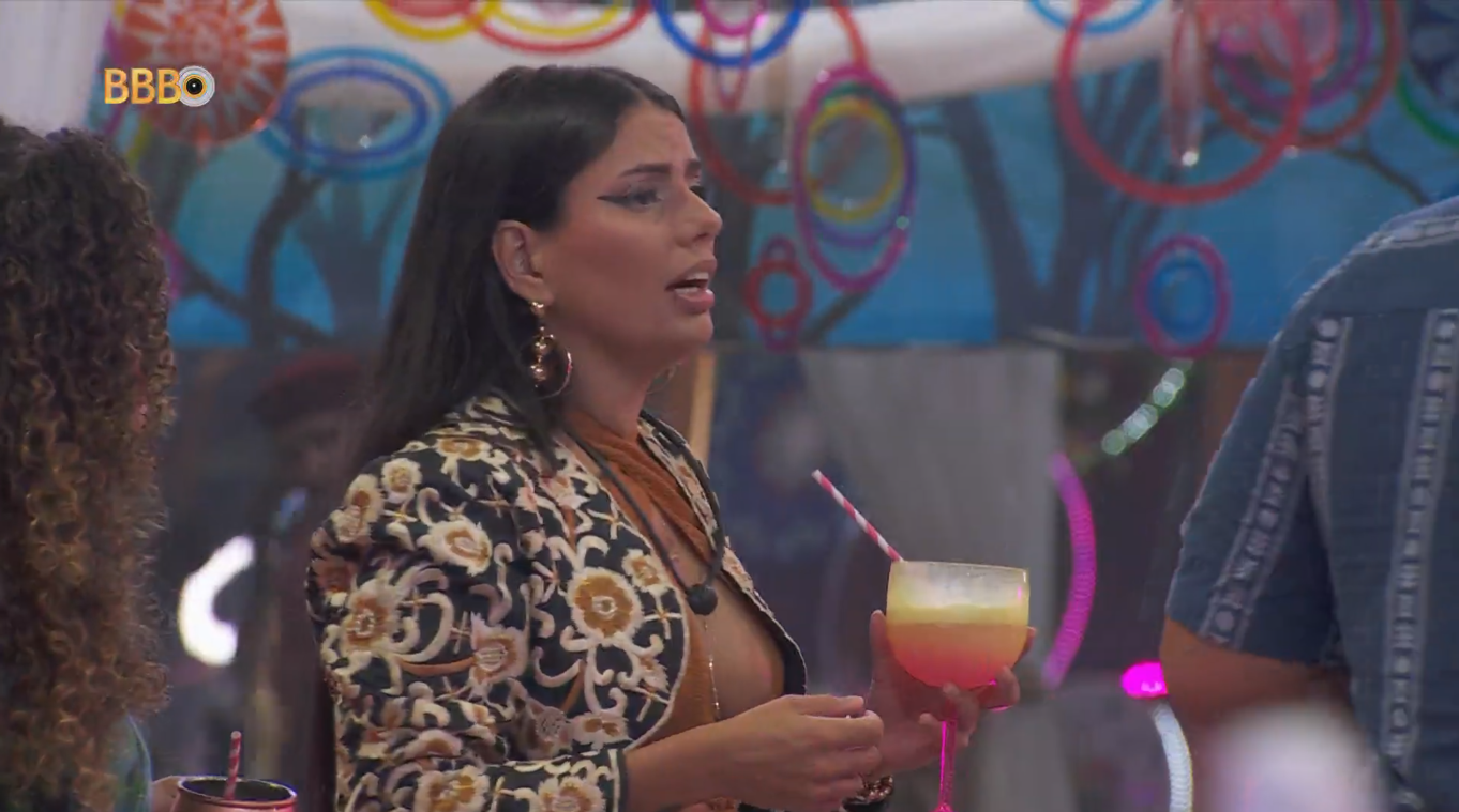 Fernanda passa mal na festa da Líder Giovanna no BBB 24