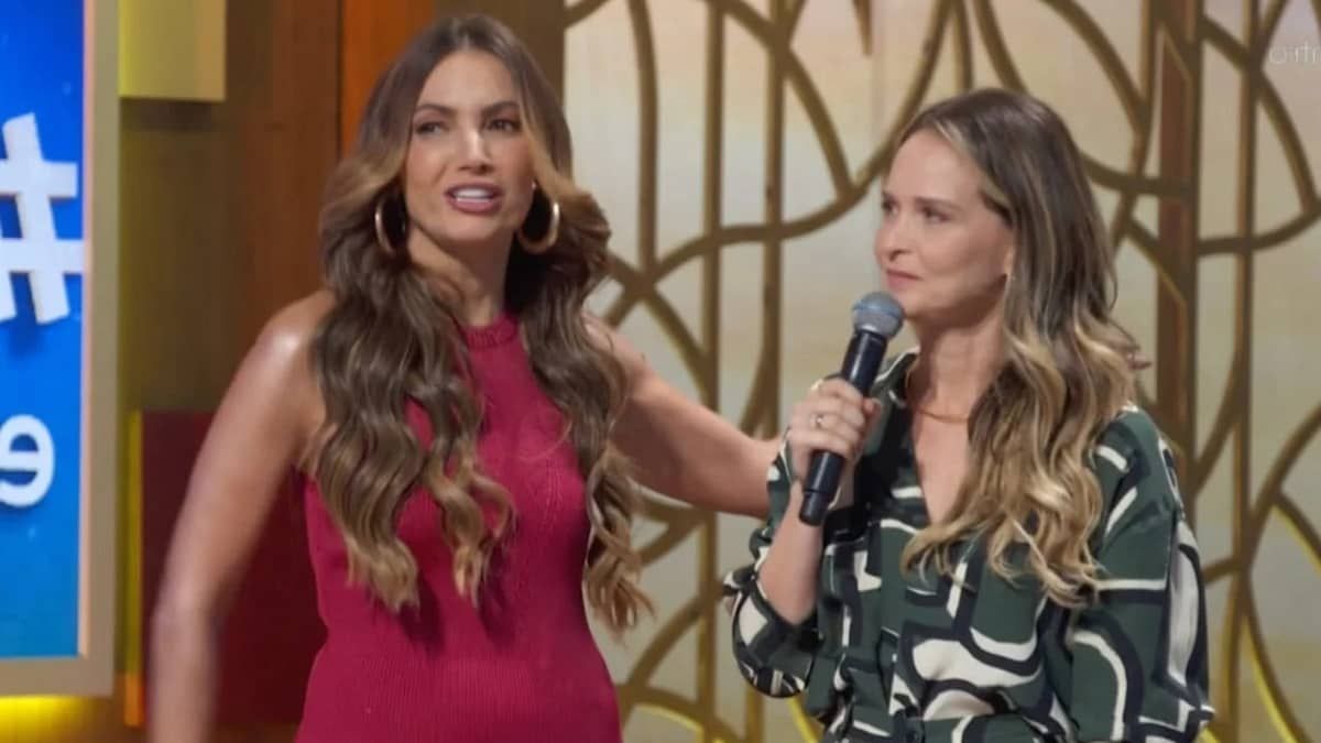 Fernanda Rodrigues corrige Patrícia Poeta no ar sobre início de carreira 