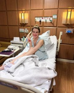 Fernanda Keulla durante internação