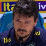 Diniz vê derrota injusta e diz que torcida gritar olé para Argentina foi 'demais'
