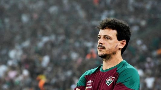 Fernando Diniz no clássico entre Fluminense e Vasco