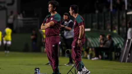 Fernando Diniz reclamou do gol marcado pelo Goiás