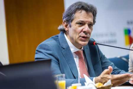O ministro da Fazenda, Fernando Haddad