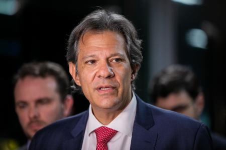 O ministro da Fazenda, Fernando Haddad