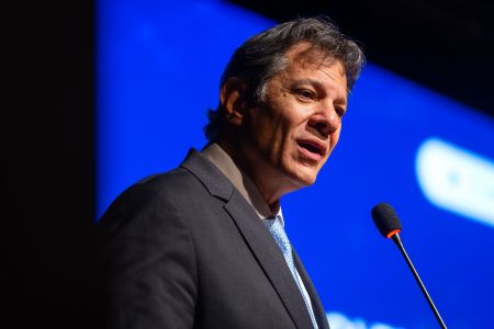 O ministro da Fazenda, Fernando Haddad