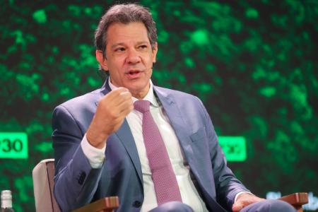 O ministro da Fazenda, Fernando Haddad
