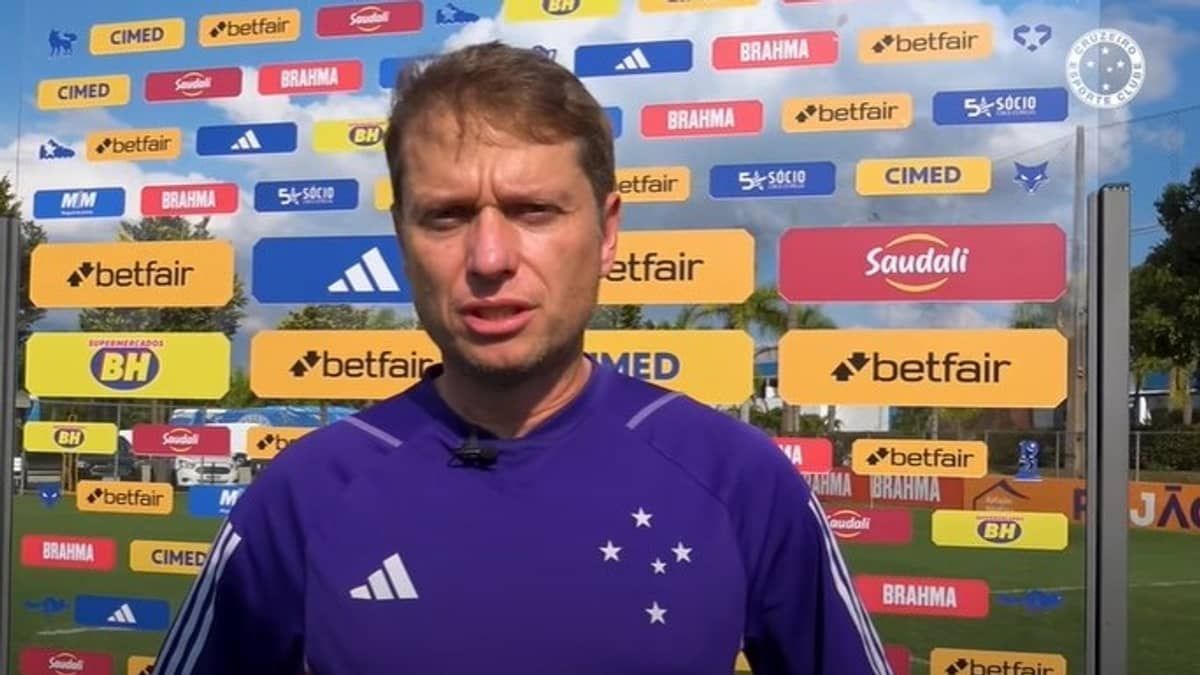 Interino do Cruzeiro, Seabra destaca intensidade do elenco em semana turbulenta