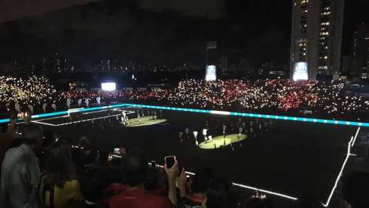 Festa de encerramento da Copa do Nordeste realizada na Ilha do Retiro, nesta quarta-feira
