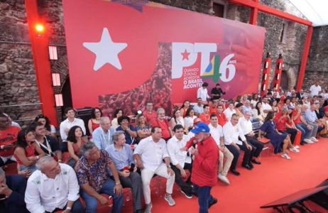 Presidente Lula discursou em ato de comemoração dos 46 anos do PT, neste sábado (7)