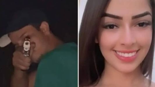 A jovem filmou o momento em que foi assassinada por um tiro disparado pelo ex-namorado