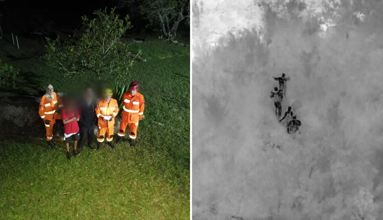 Vídeo: bombeiros usam drone com visão noturna para encontrar fiéis perdidos em MG