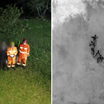 Vídeo: bombeiros usam drone com visão noturna para encontrar fiéis perdidos em MG