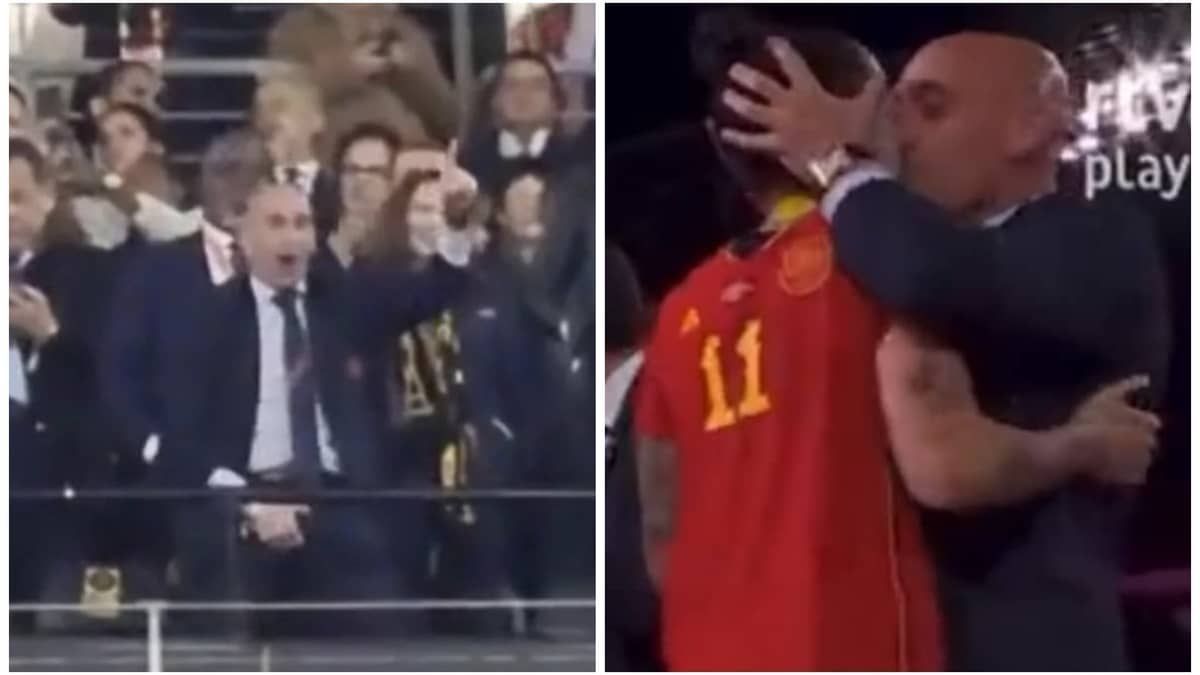 Fifa abre processo disciplinar contra dirigente que beijou jogadora da Espanha