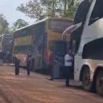 Acidente causa congestionamento de 18km na BR-040 na saída para o feriado; veja vídeo