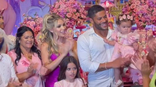 Filha de Hulk ganhou festa especial no aniversário de 1 ano esta semana